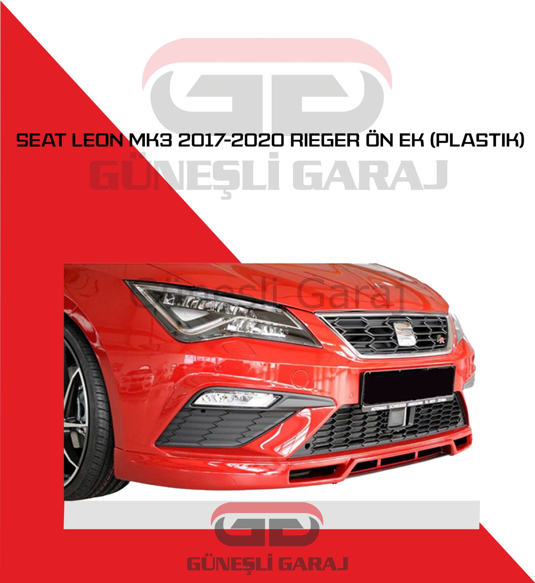 Seat Leon Mk3 2017-2020 Rieger Ön Ek (Plastik)