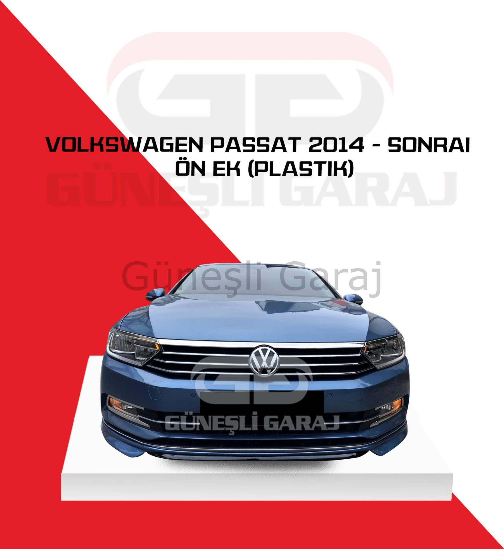 Volkswagen Passat B8 2014 - Sonrası Ön Ek (Plastik)