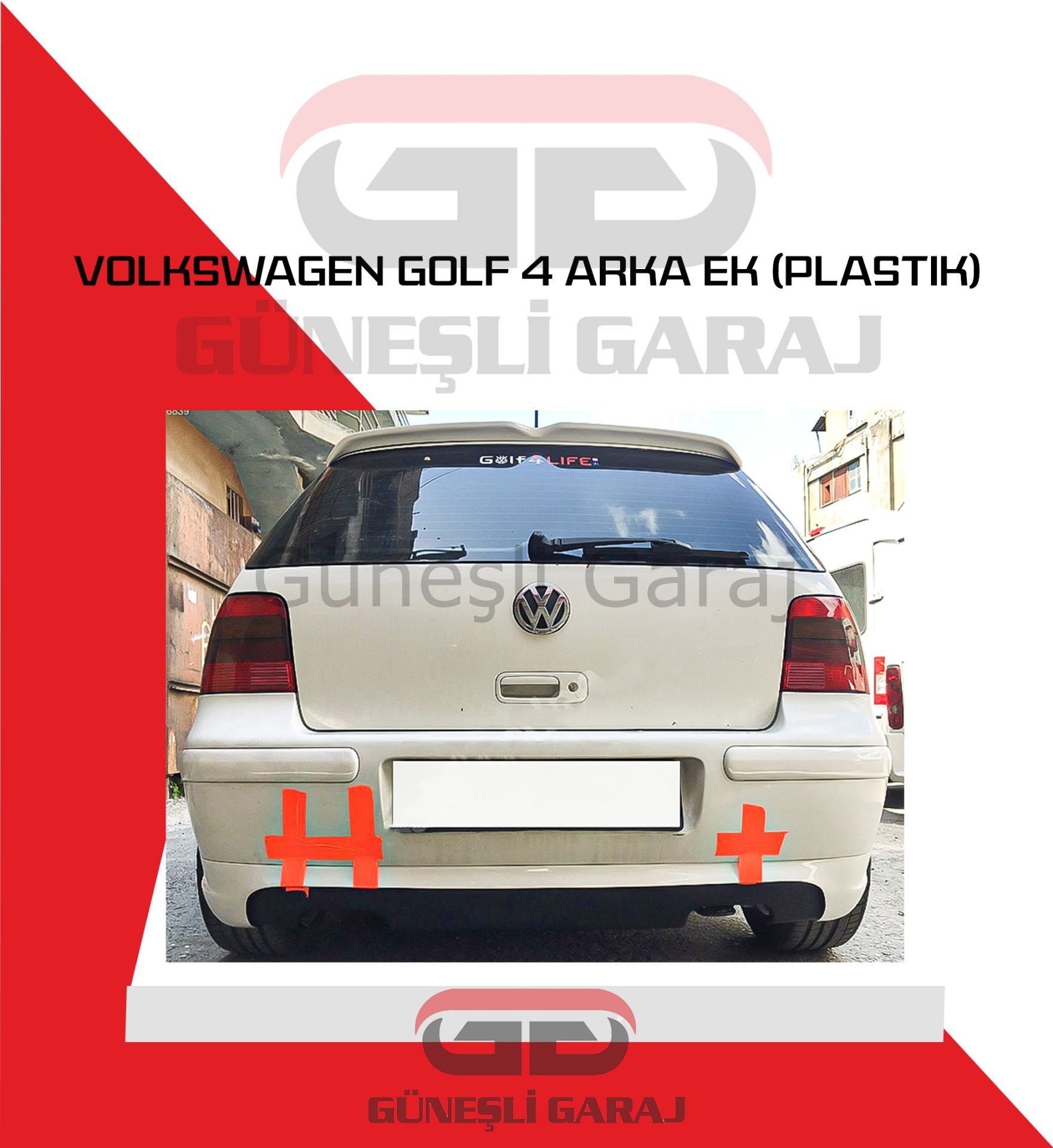 Volkswagen Golf 4 Arka Ek (Plastik)