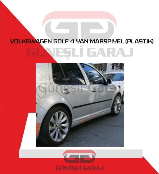 Volkswagen Golf 4 Yan Marşpiyel (Plastik)