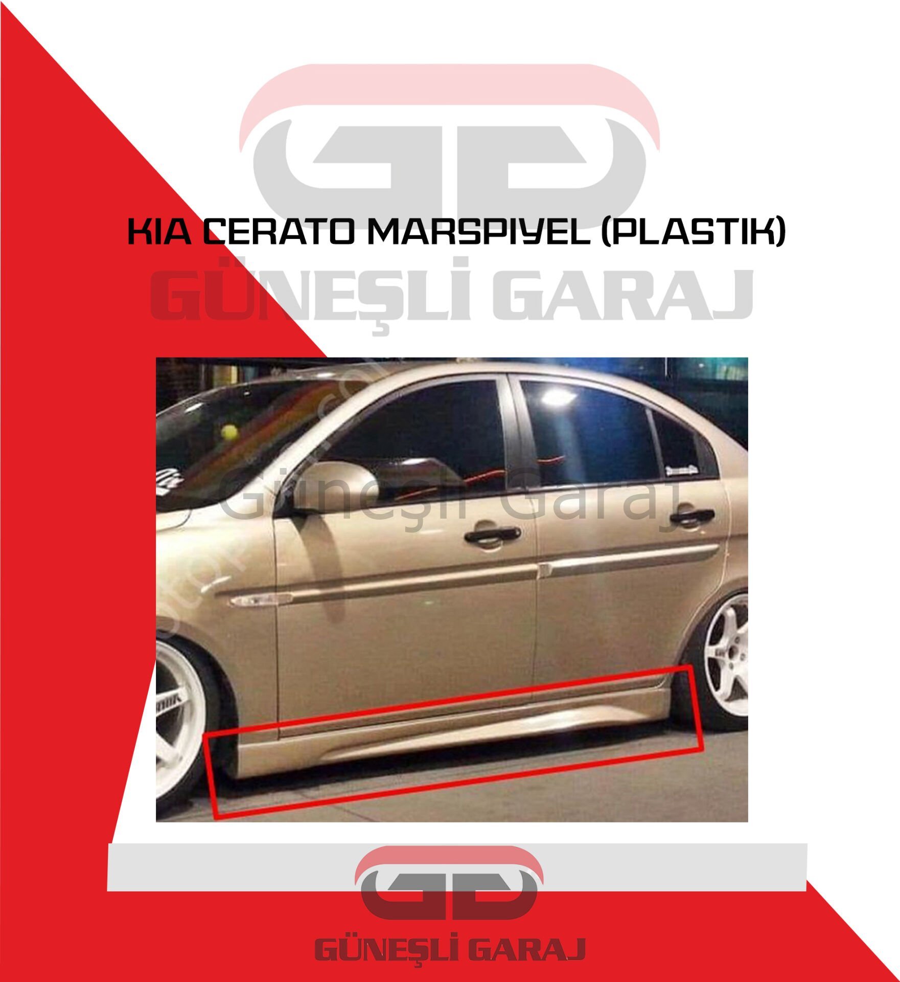 Kia Cerato Marşpiyel (Plastik)