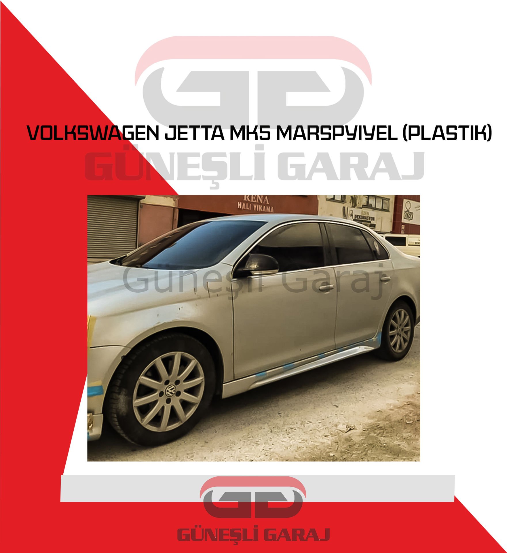 Volkswagen Jetta Mk5 Yan Marşpiyel (Plastik)