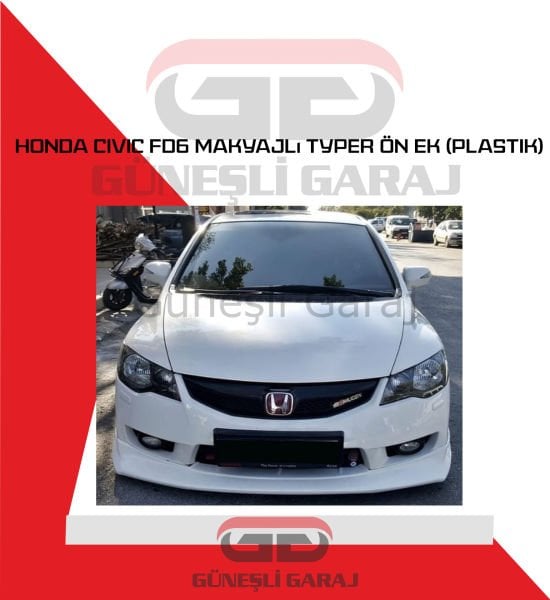 Honda Civic Fd6 Makyajlı Typer Ön Ek (Plastik)