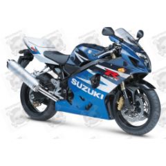 Suzuki Gsxr 600 Mavi Beyaz Grenaj Seti 2004-2005