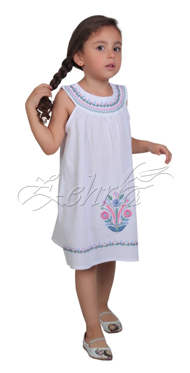 Burcu Şile Bezi Çocuk Elbise