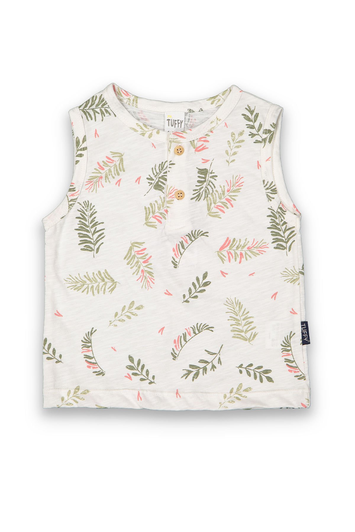 Tuffy Palmiye Detaylı Askılı Erkek Bebek T-Shirt-8030