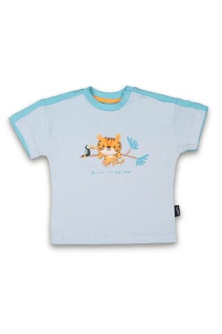 Tuffy Kaplan Baskılı Erkek Bebek T-Shirt-8011