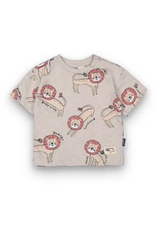 Tuffy Aslan Detaylı Erkek Bebek T-Shirt-8012
