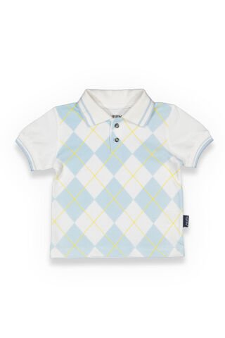 Tuffy Kareli Erkek Bebek T-Shirt-8025