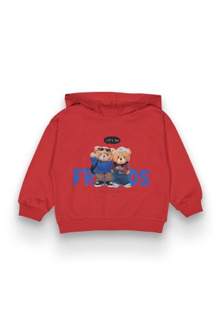 Tuffy 2-5 Yaş Erkek Çocuk Bear Kapüşonlu Sweatshirt- 272