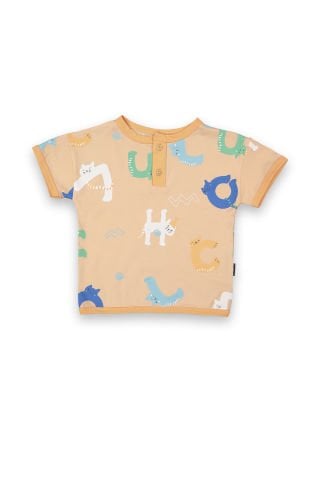 Tuffy Alfabe Detaylı Erkek Bebek T-Shirt-8029