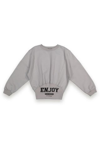 Tuffy Enjoy Baskılı Kız Çocuk Sweatshirt-6152