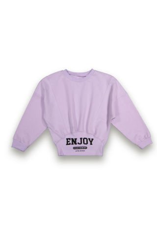 Tuffy Enjoy Baskılı Kız Çocuk Sweatshirt-6152