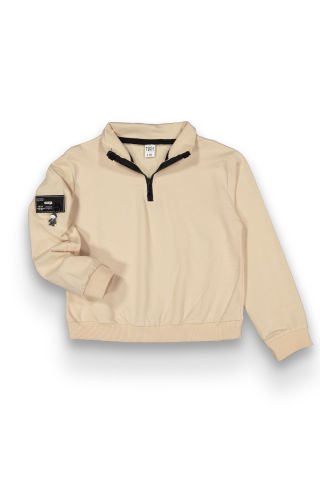 Tuffy 6-9 Yaş Erkek Çocuk Yakası Fermuarlı Sweatshirt- 309