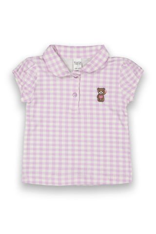 Tuffy Teddy Ayıcık Detaylı Kız Bebek T-Shirt-9002