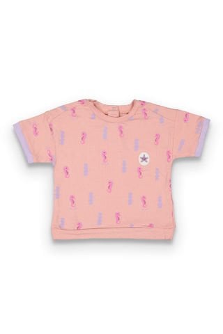 Tuffy Deniz Atı Temalı Kız Bebek T-Shirt-9024