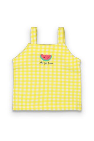 Tuffy Pitikareli Askılı Kız Bebek T-Shirt-9025