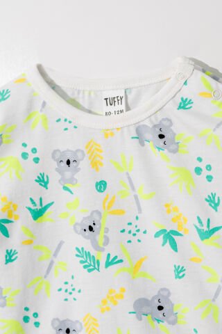 Tuffy Sevimli Koala Tema Erkek Çocuk İkili Pijama Takımı-1036