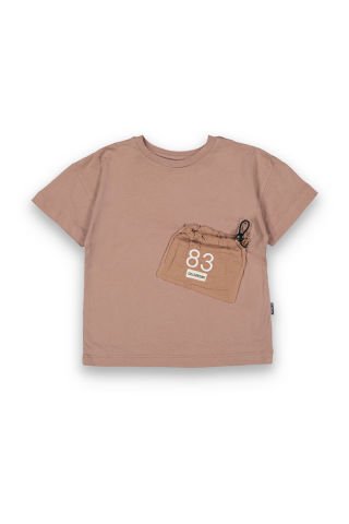 Tuffy Cep Detaylı Erkek Çocuk T-Shirt-8060