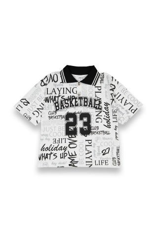 Tuffy Basketball 23 Baskılı Erkek Çocuk T-Shirt-8111