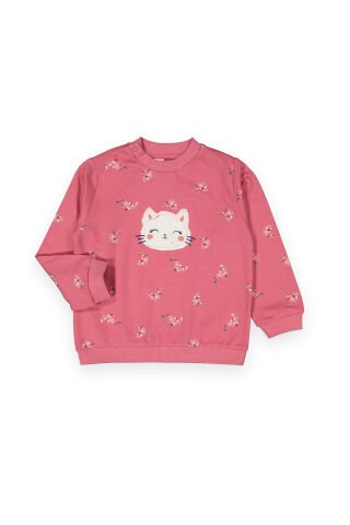 Tuffy 6-18 Ay Kız Bebek Cat Sweatshirt- 09