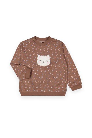 Tuffy 6-18 Ay Kız Bebek Cat Sweatshirt- 09