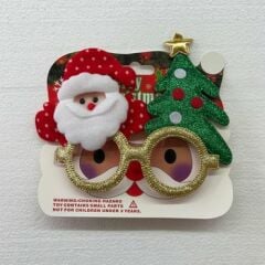 Yılbaşı Temalı Noel Baba-Çam Ağacı Gözlük