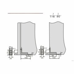 Soho Pivot Kapı Menteşesi Frenli 80 Kg SH-212 Nikel