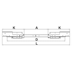 Hafele TABLET01 Açılır masa mek. 770/1070mm