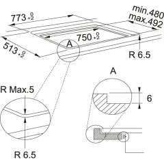 Franke İndüksiyonlu Ocak Mythos FMY 808 I FP BK Nero