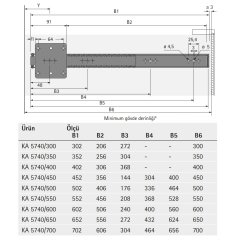 Tv Kapak Mekanizması 50 cm