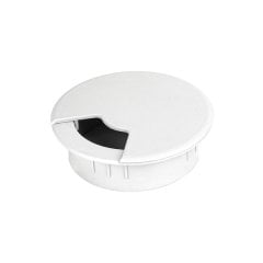 Hafele Mino Plastik Kablo Kapağı Ø80mm, Mat Beyaz Renk