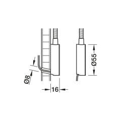 Hafele Loox5 Led2034 Okuma Lam.3000K/12V,Siyah