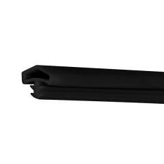 Hafele F05 Ortadan Basan Çatı Tipi Kapı Fitili 12mm, Mat Siyah Renk