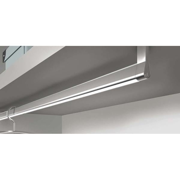 Hafele LED ışıklı askı b.850mm,soğ.bey.