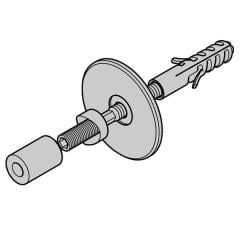 Hafele Montaj seti (cam duvar için) M8x80 mm