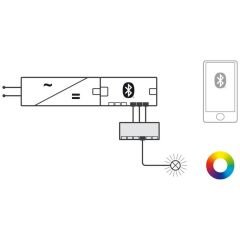 Hafele Loox5 RGB Adaptör 6 Girişli 12V