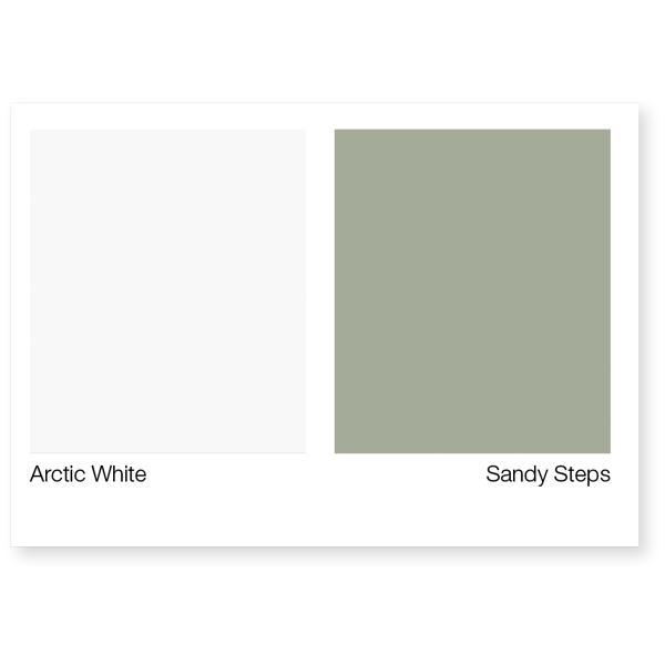 Hafele AluSplash Mutfak Tezgah Arası Kaplama Arctic White/Sandy Steps