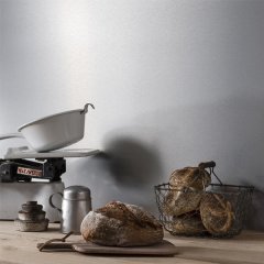 Hafele AluSplash Mutfak Tezgah Arası Kaplama Silver Brush/Winter Dreams