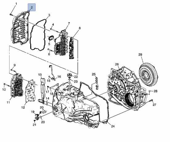 Chevrolet Aveo Otomatik Vites Şanzıman Yan Kapağı 2012-2014