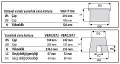 VBA02673 Yuvarlak Vana Kutusu