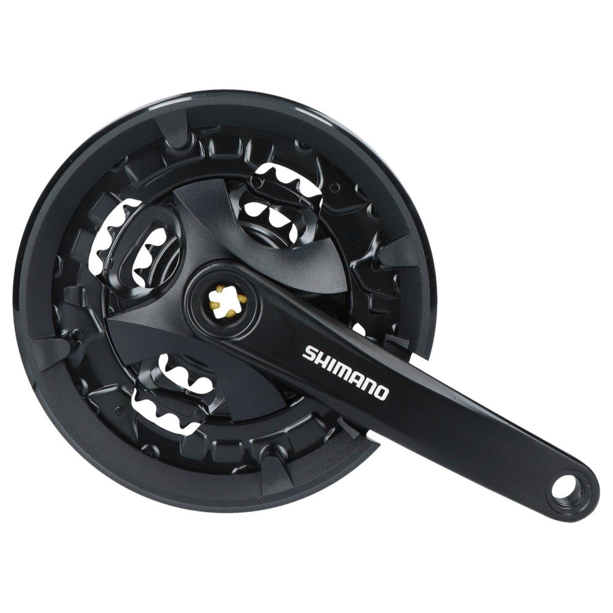 Shimano FC-MT101-3 9s 40-30-22T 175mm Kare Mil Aynakol Kapaklı