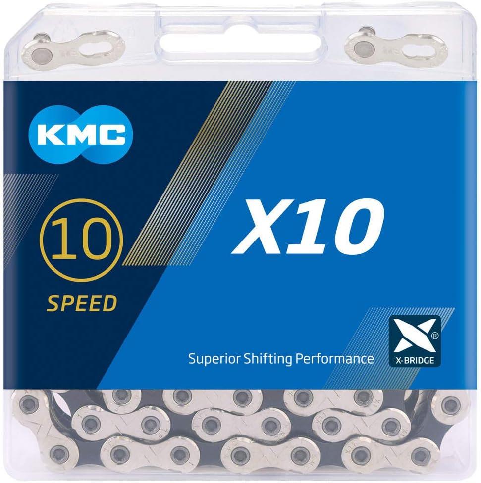Kmc X10 116L 10lu Zincir + CL559R Powerlink Gümüş-Siyah
