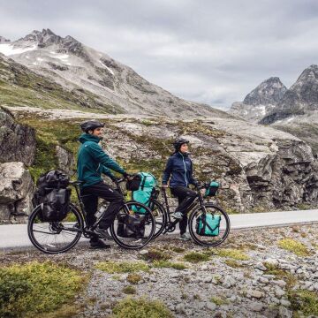 Ortlieb F6104 Sport-Roller Free Ön Heybe Çanta Çift 25L Celeste-Siyah