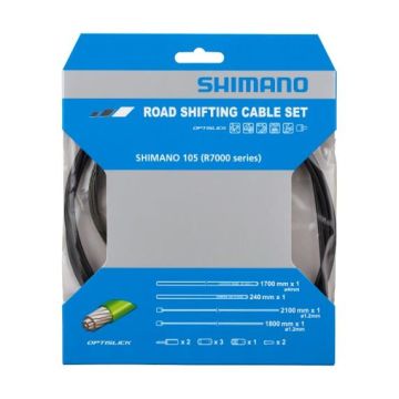 Shimano OT-SP41, OT-RS900 Optislick Ön+Arka İç-Dış Vites Kablo Seti Siyah