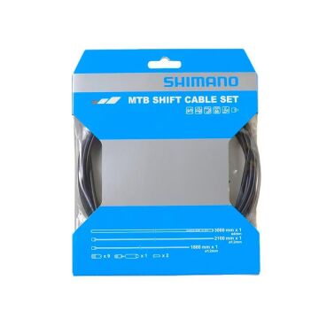 Shimano OT-SP41 Paslanmaz Çelik Ön+Arka İç-Dış Vites Kablo Seti Siyah