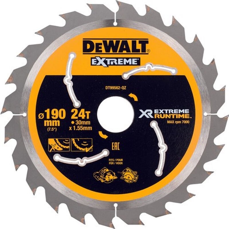 Dewalt DT99564 Flexvolt Elmas Ahşap Testere Bıçağı 190mm 60 Diş 1Adet