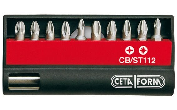 Ceta CB/ST112 Bits Uç Takımı 11 Parça (YILDIZ/POZİDRİV)