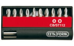 Ceta CB/ST112 Bits Uç Takımı 11 Parça (YILDIZ/POZİDRİV)