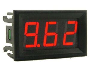 Voltmetre DC 0-30V Panel Tip Dijital Kırmızı 0.56 inch